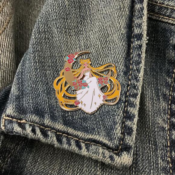 Sailor Moon Princess Japanese Anime Sailor Moon Enamel Pins 075 - Picture 3 of 4